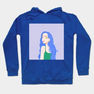 Portrait of a young woman Hoodie